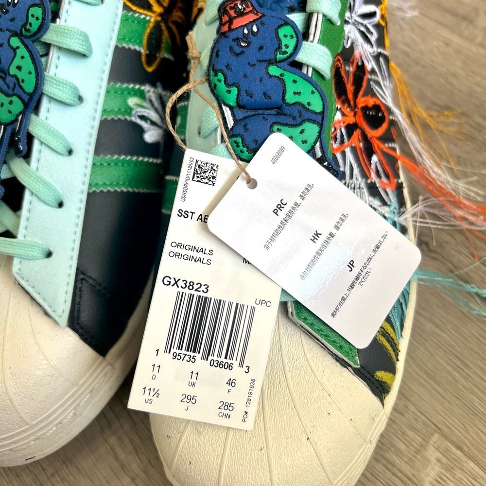 Adidas Superstar x Sean Wotherspoon Super Earth Men’s Sz 11.5-NEW! - Picture 7 of 12